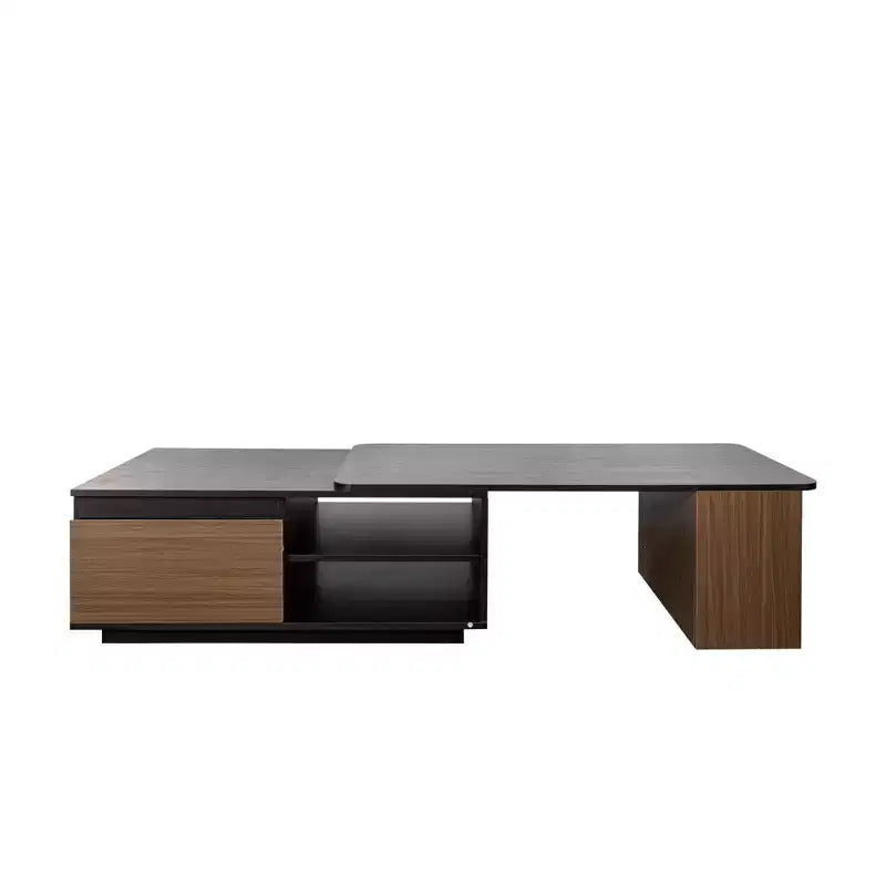 Table basse extensible Table d'appoint réglable en bois