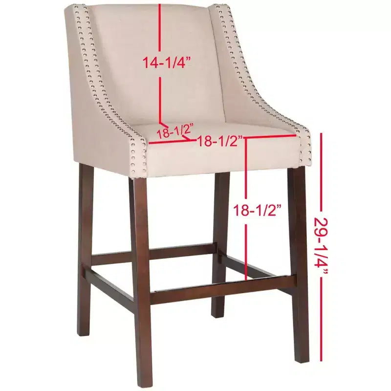 Tabouret de bar blanc