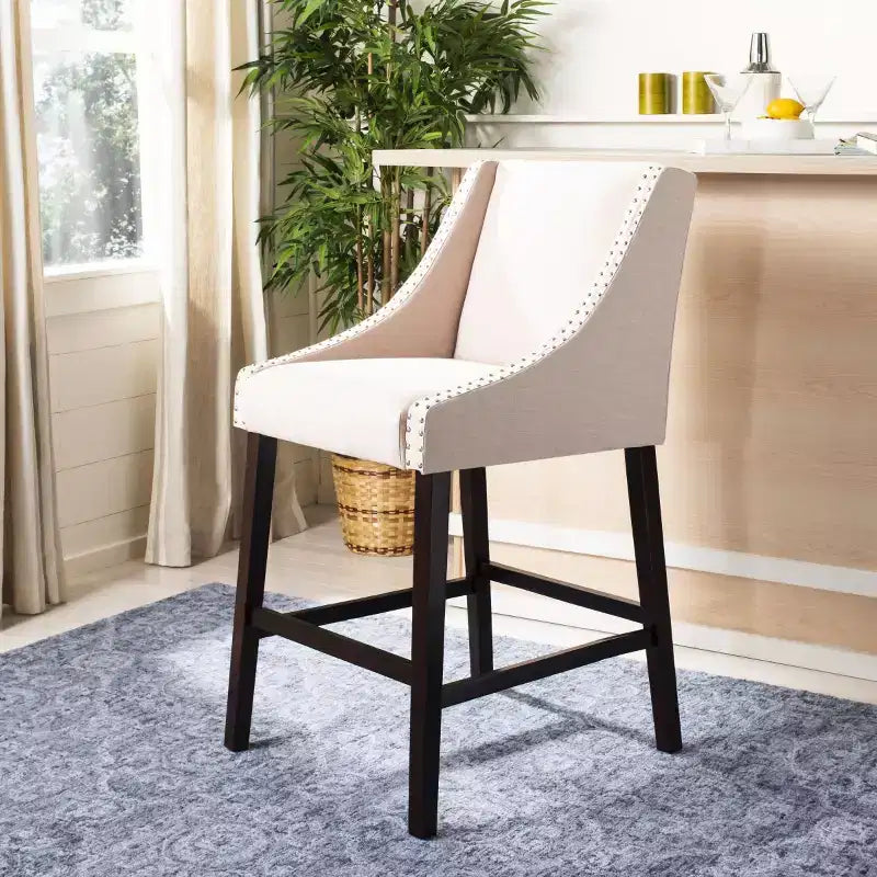 Tabouret de bar blanc
