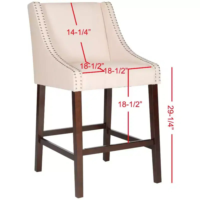 Tabouret de bar blanc
