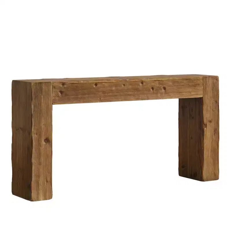 Table console en bois de 63 po,