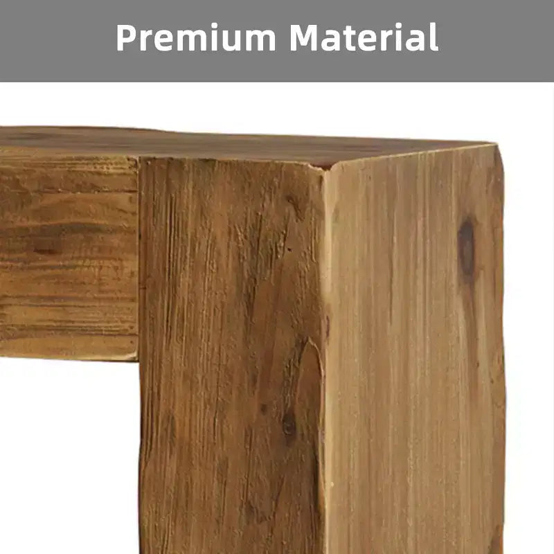 Table console en bois de 63 po,