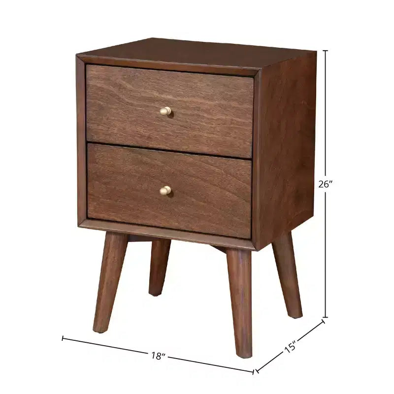 Table de chevet, Noyer