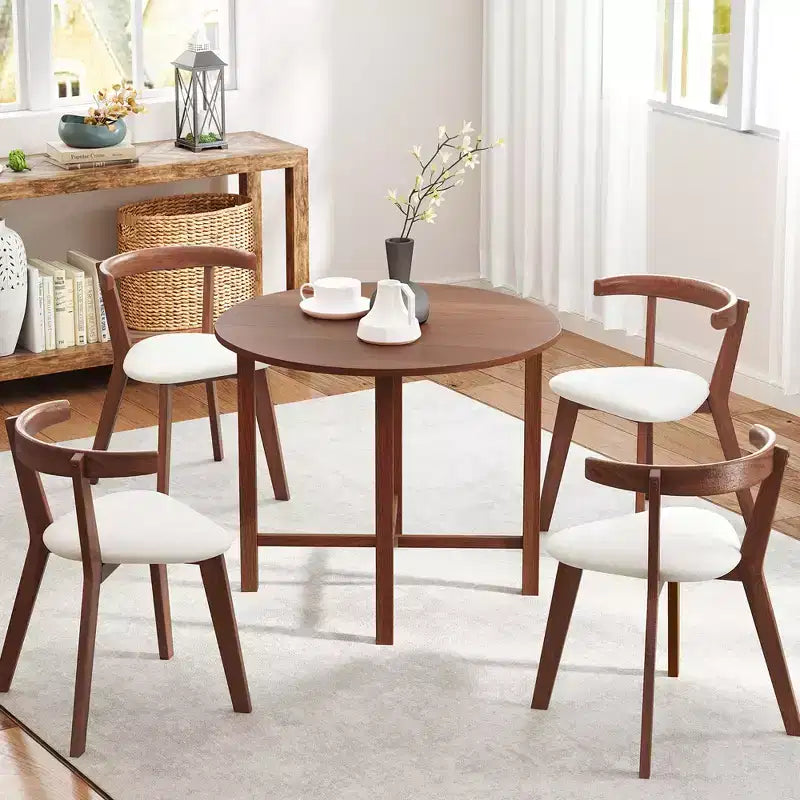 Table de cuisine ronde pliable 36 pouces