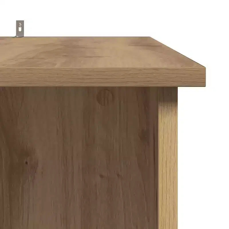 Table de bar avec étagère en bois composite, pour salle à manger