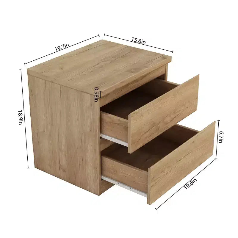 Table de chevet en bois