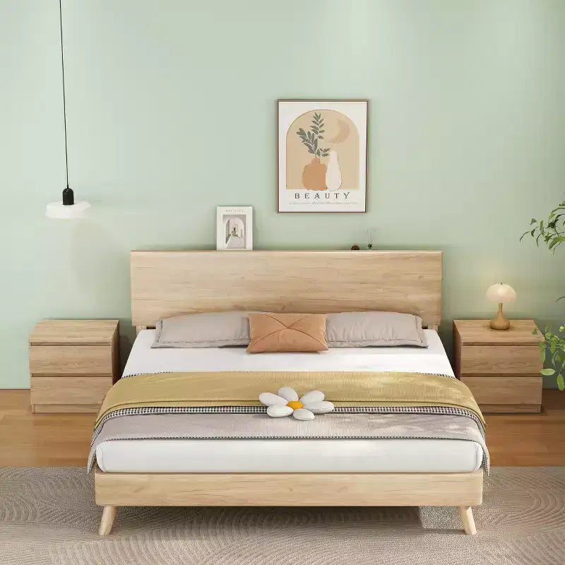 Table de chevet en bois
