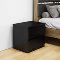 GDFStudio Noir 20 W Wooden Nightstand