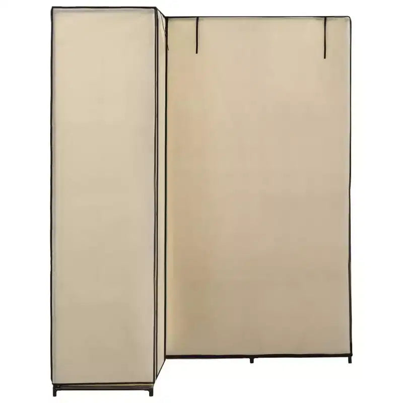 Placard d'angle Armoire Penderie Meuble autoportant Portant à vêtements