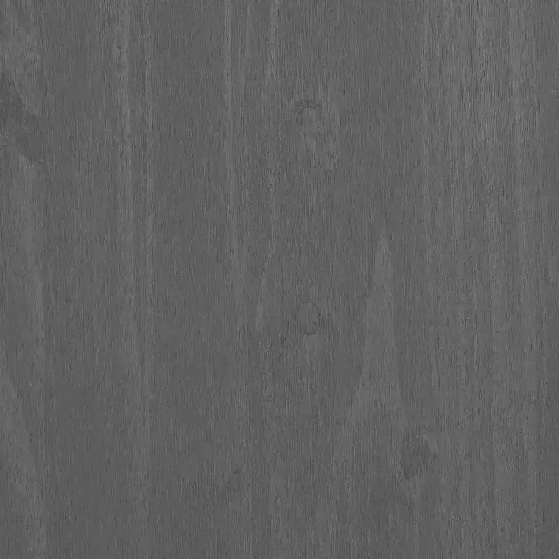 Armoire gris foncé en pin massif, MDF Armoire moyenne