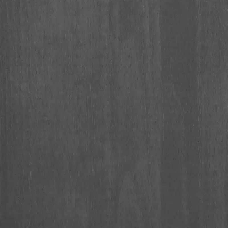 Armoire gris foncé en pin massif, MDF Armoire moyenne